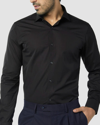 Black Coffee Men Solid Formal Dark Blue Shirt - Buy Black Coffee Men Solid Formal  Dark Blue Shirt Online at Best Prices in India | Flipkart.com